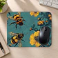 Mousepad 20x24 cm - Diseño Abejas con Flores Amarillas - Miniatura 2
