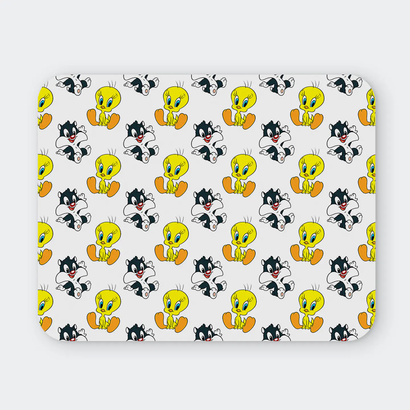 Mousepad 20x24 cm - Diseño Piolín y Silvestre Retro 1