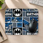 Mousepad 20x24 cm - Diseño Batman Cómic Azul - Miniatura 2