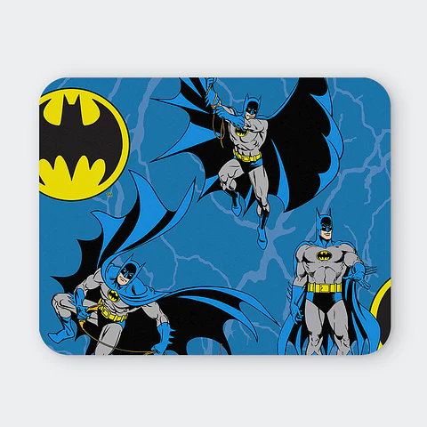Mousepad 20x24 cm - Diseño Batman Clásico Azul
