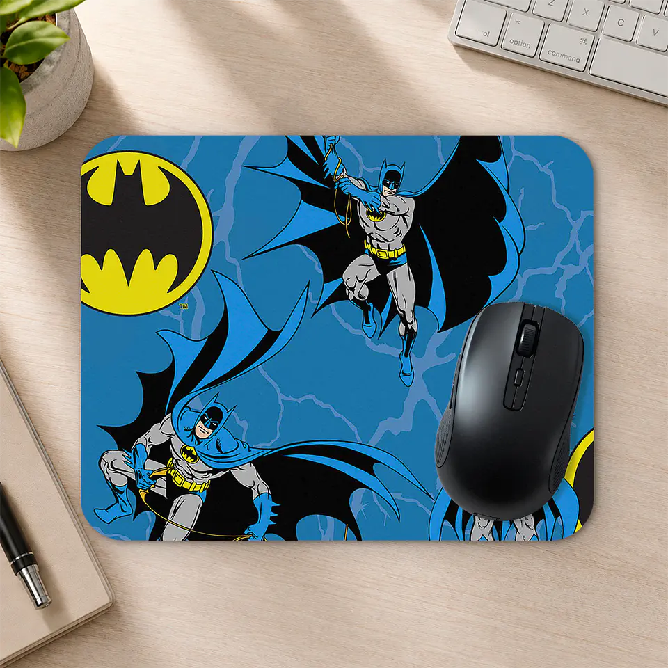 Mousepad 20x24 cm - Diseño Batman Clásico Azul 2