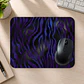 Mousepad 20x24 cm - Diseño Animal Print Cebra Morado y Azul - Miniatura 2