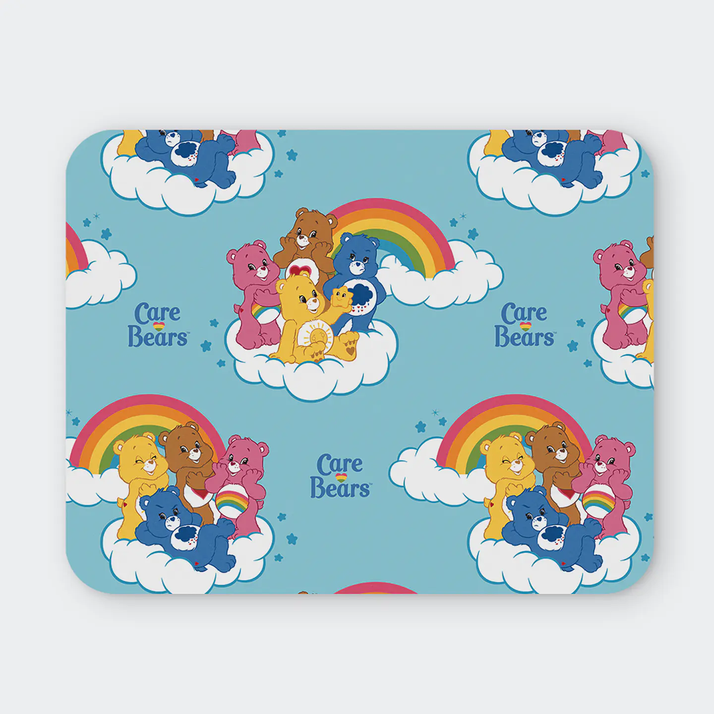 Mousepad 20x24 cm - Diseño Ositos Cariñositos Care Bears Arcoíris 1