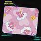 Mousepad 20x24 cm - Diseño Ositos Cariñositos Rosado con Nubes - Miniatura 3
