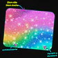 Mousepad 20x24 cm - Diseño Arcoíris Glitter Pastel - Miniatura 3