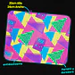 Mousepad 20x24 cm - Diseño Gamer Retro Neón - Miniatura 3