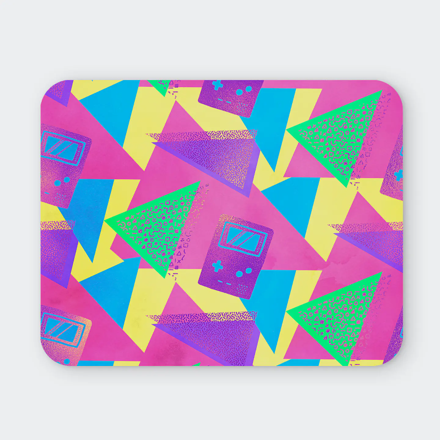Mousepad 20x24 cm - Diseño Gamer Retro Neón 1