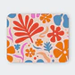 Mousepad 20x24 cm - Diseño Flores Abstractas Coloridas - Miniatura 1