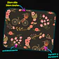 Mousepad 20x24 cm - Diseño Bicicleta con Flores Vintage - Miniatura 3