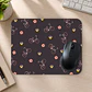 Mousepad 20x24 cm - Diseño Bicicletas y Flores Minimalistas - Miniatura 2