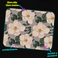 Mousepad 20x24 cm - Diseño Flores Magnolia Beige y Verde - Miniatura 3