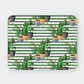Mousepad 20x24 cm - Diseño Plantas en Maceteros con Rayas Verdes - Miniatura 1