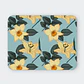 Mousepad 20x24 cm - Diseño Flores Amarillas sobre Fondo Celeste - Miniatura 1