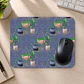 Mousepad 20x24 cm - Diseño Plantas Colgantes Fondo Azul - Miniatura 2