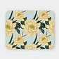 Mousepad 20x24 cm - Diseño Flores de Loto Beige sobre Fondo Celeste - Miniatura 1