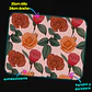 Mousepad 20x24 cm - Diseño Rosas Terracota sobre Fondo Rosado - Miniatura 3