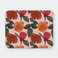 Mousepad 20x24 cm - Diseño Rosas Terracota sobre Fondo Rosado - Miniatura 1