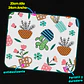 Mousepad 20x24 cm - Diseño Maceteros Kawaii con Plantas - Miniatura 3