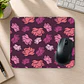 Mousepad 20x24 cm - Diseño Flores de Loto Rosadas Fondo Morado - Miniatura 2