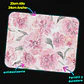 Mousepad 20x24 cm - Diseño Flores Rosadas Acuarela - Miniatura 3