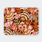 Mousepad 20x24 cm - Diseño Flores Retro en Tonos Cálidos - Miniatura 1