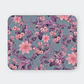 Mousepad 20x24 cm - Diseño Flores Rosadas y Hojas Moradas - Miniatura 1