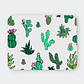 Mousepad 20x24 cm - Diseño Cactus Coloridos Fondo Blanco - Miniatura 1