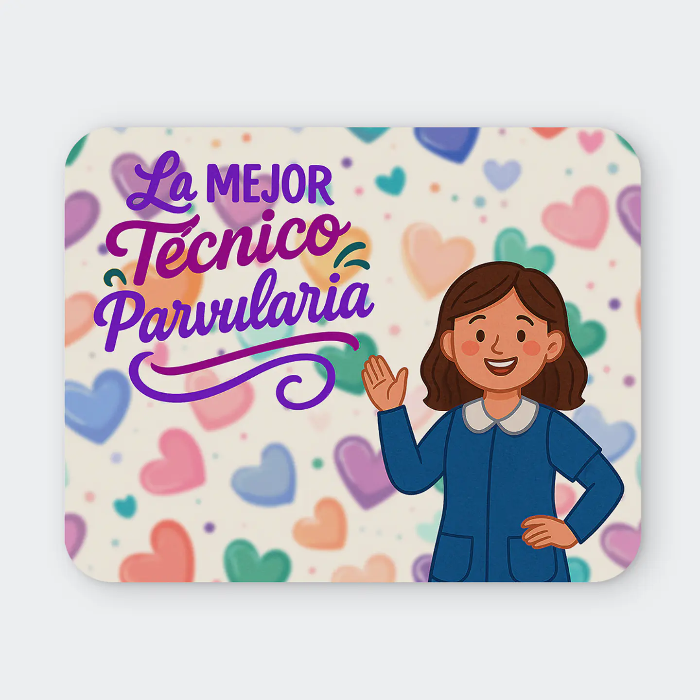Mousepad 20x24 cm - Diseño La Mejor Técnico Parvularia 1