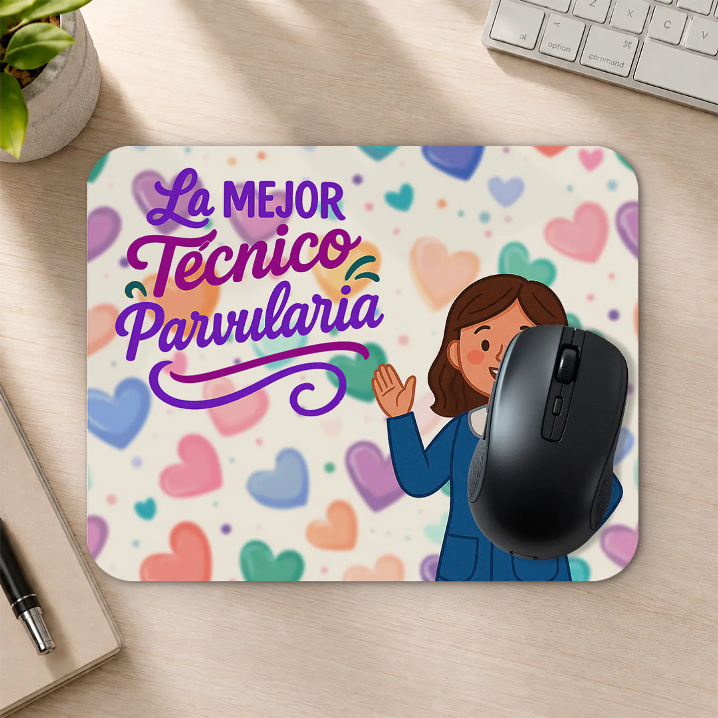 Mousepad 20x24 cm - Diseño La Mejor Técnico Parvularia 2