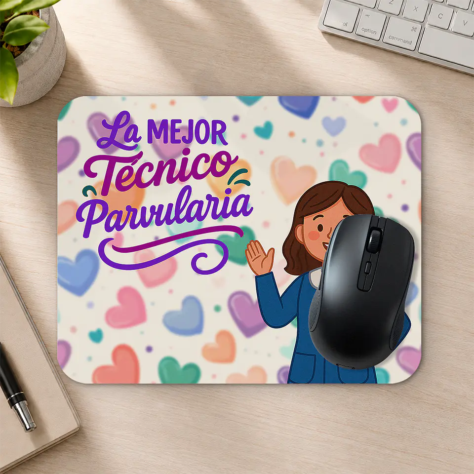 Mousepad 20x24 cm - Diseño La Mejor Técnico Parvularia 2