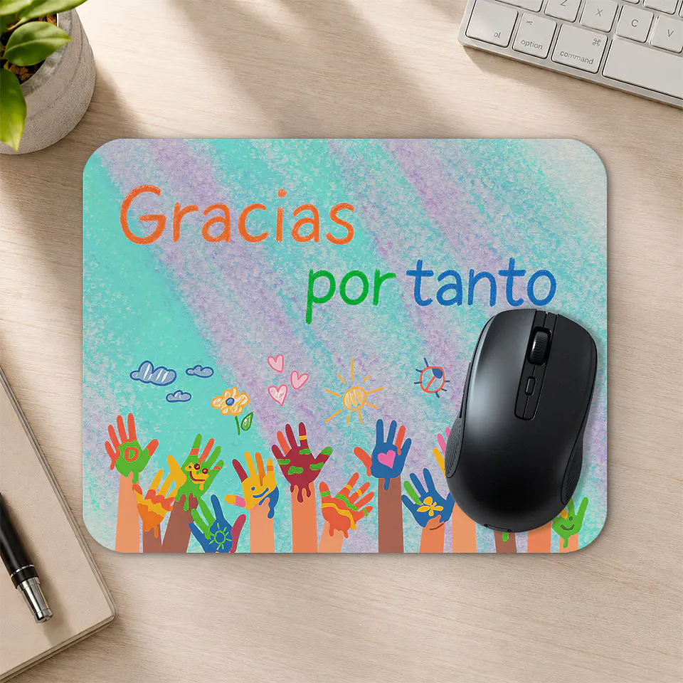 Mousepad 20x24 cm - Diseño Gracias por Tanto 2
