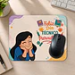 Mousepad 20x24 cm - Diseño Feliz Día Técnico Parvularia Pastel - Miniatura 2