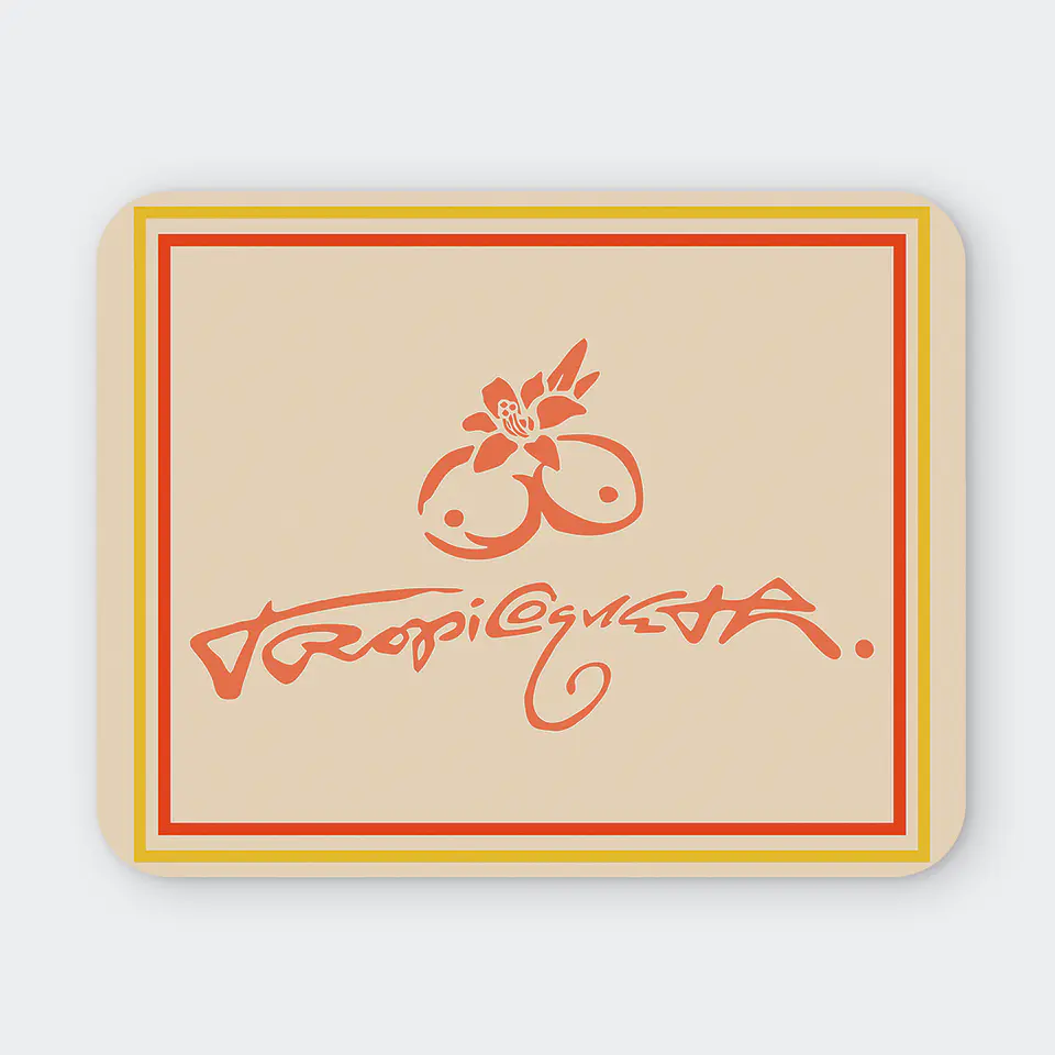 Mousepad 20x24 cm - Diseño Karol G Trópicoqueta Logo 1