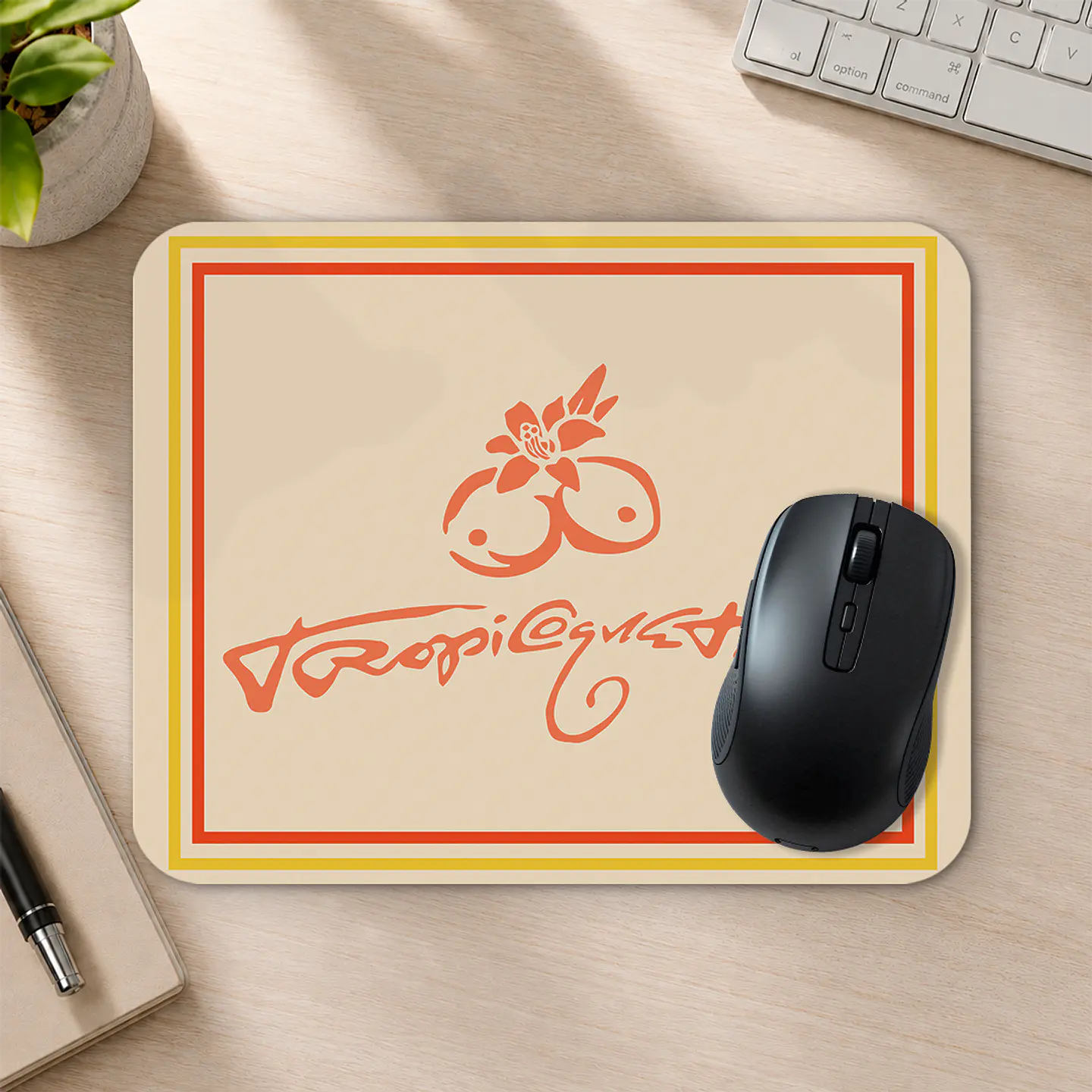Mousepad 20x24 cm - Diseño Karol G Trópicoqueta Logo 2