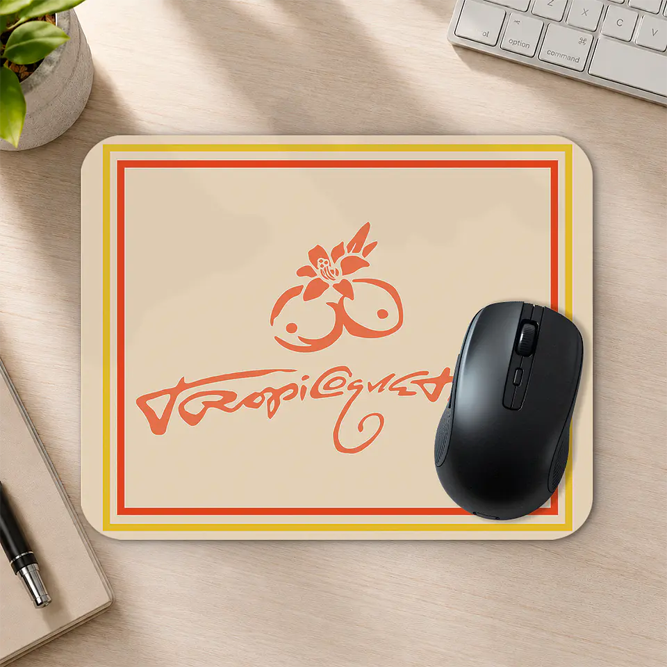 Mousepad 20x24 cm - Diseño Karol G Trópicoqueta Logo 2