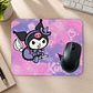 Mousepad 20x24 cm - Diseño Kuromi Brujita Fondo Rosado - Miniatura 2