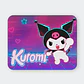 Mousepad 20x24 cm - Diseño Kuromi Neón Retro - Miniatura 1