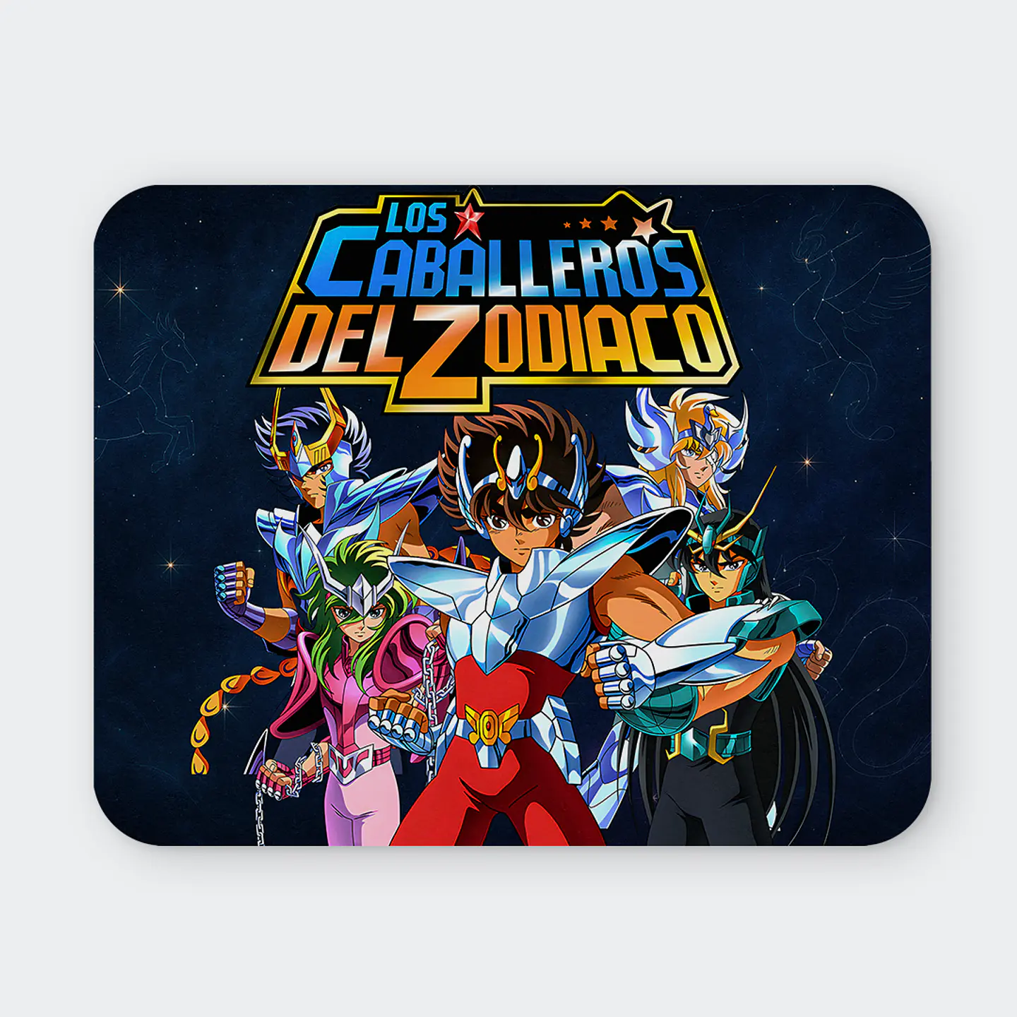 Mousepad 20x24 cm - Diseño Los Caballeros del Zodiaco 1