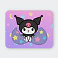 Mousepad 20x24 cm - Diseño Kuromi Estrellitas Pastel - Miniatura 1