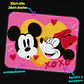 Mousepad 20x24 cm - Diseño Mickey y Minnie Corazones - Miniatura 3