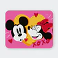 Mousepad 20x24 cm - Diseño Mickey y Minnie Corazones - Miniatura 1