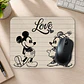 Mousepad 20x24 cm - Diseño Mickey y Minnie Love Sketch - Miniatura 2