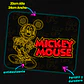 Mousepad 20x24 cm - Diseño Mickey Mouse Trazo Robótico - Miniatura 3