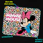 Mousepad 20x24 cm - Diseño Minnie Mouse Animal Print - Miniatura 3