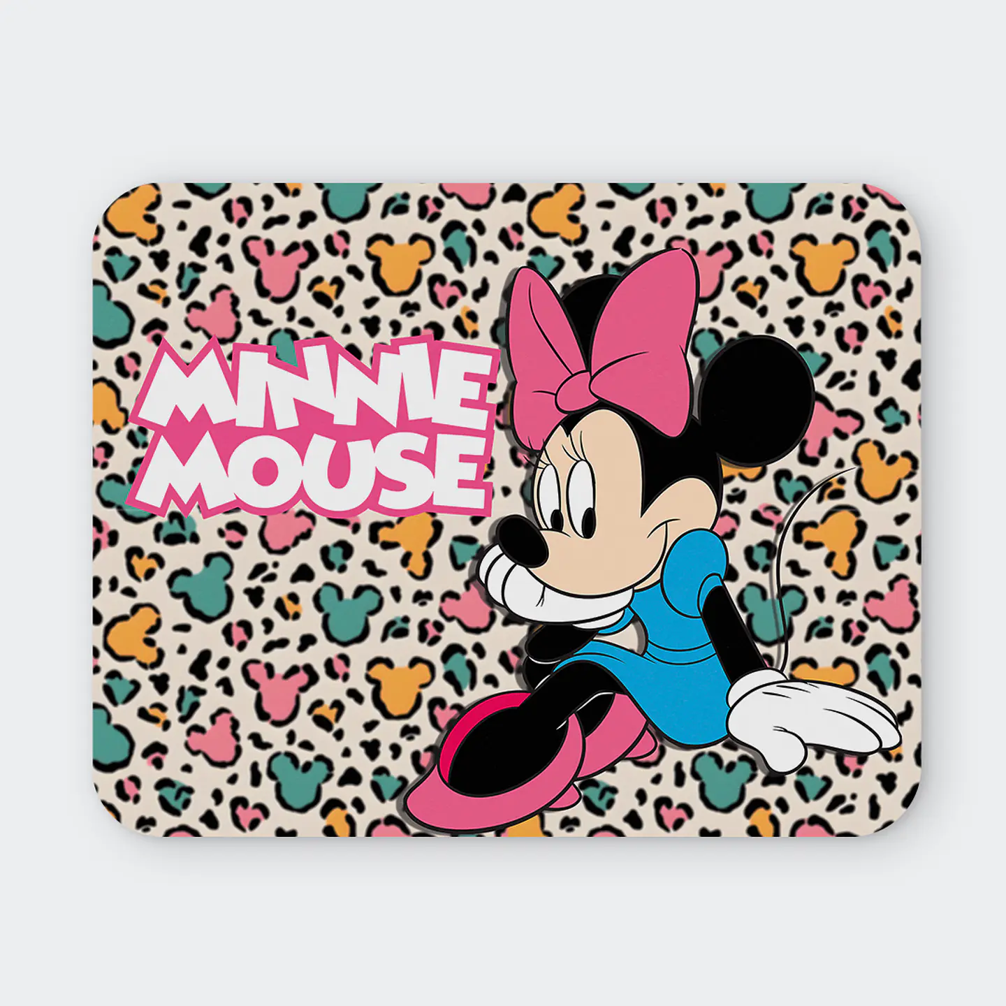 Mousepad 20x24 cm - Diseño Minnie Mouse Animal Print 1
