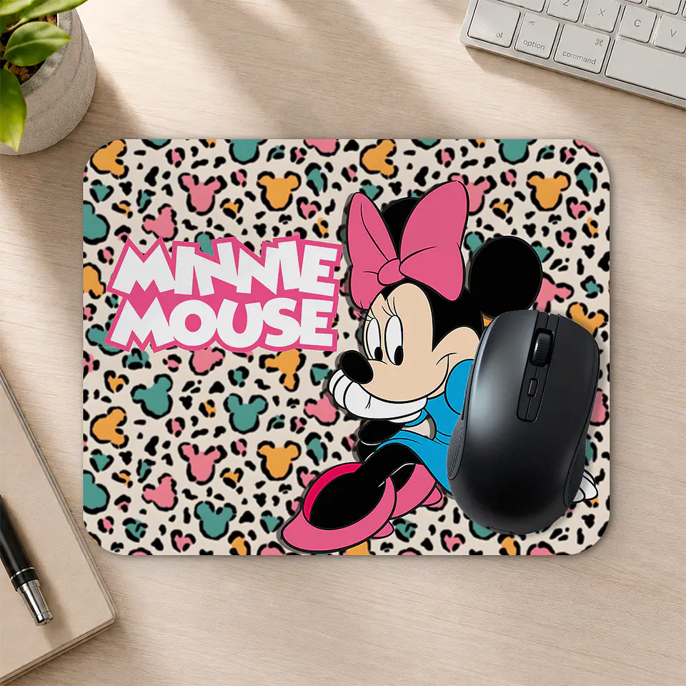 Mousepad 20x24 cm - Diseño Minnie Mouse Animal Print 2