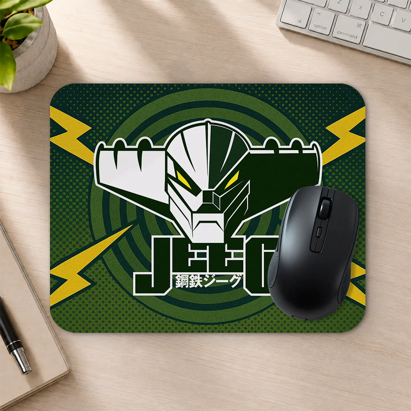 Mousepad 20x24 cm - Diseño Jeeg Robot Anime 2