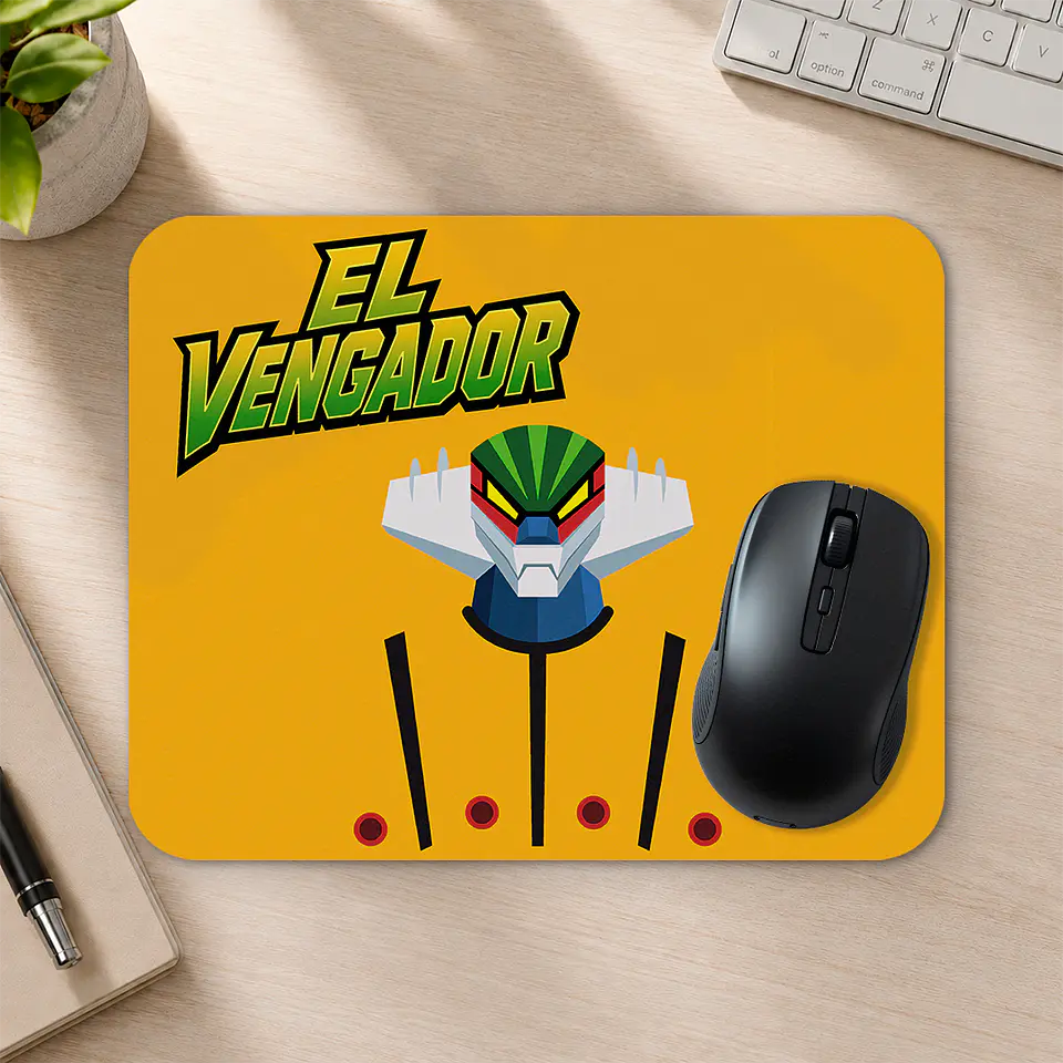 Mousepad 20x24 cm - Diseño El Vengador Robot Anime 2