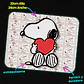 Mousepad 20x24 cm - Diseño Snoopy Corazón Rojo - Miniatura 3