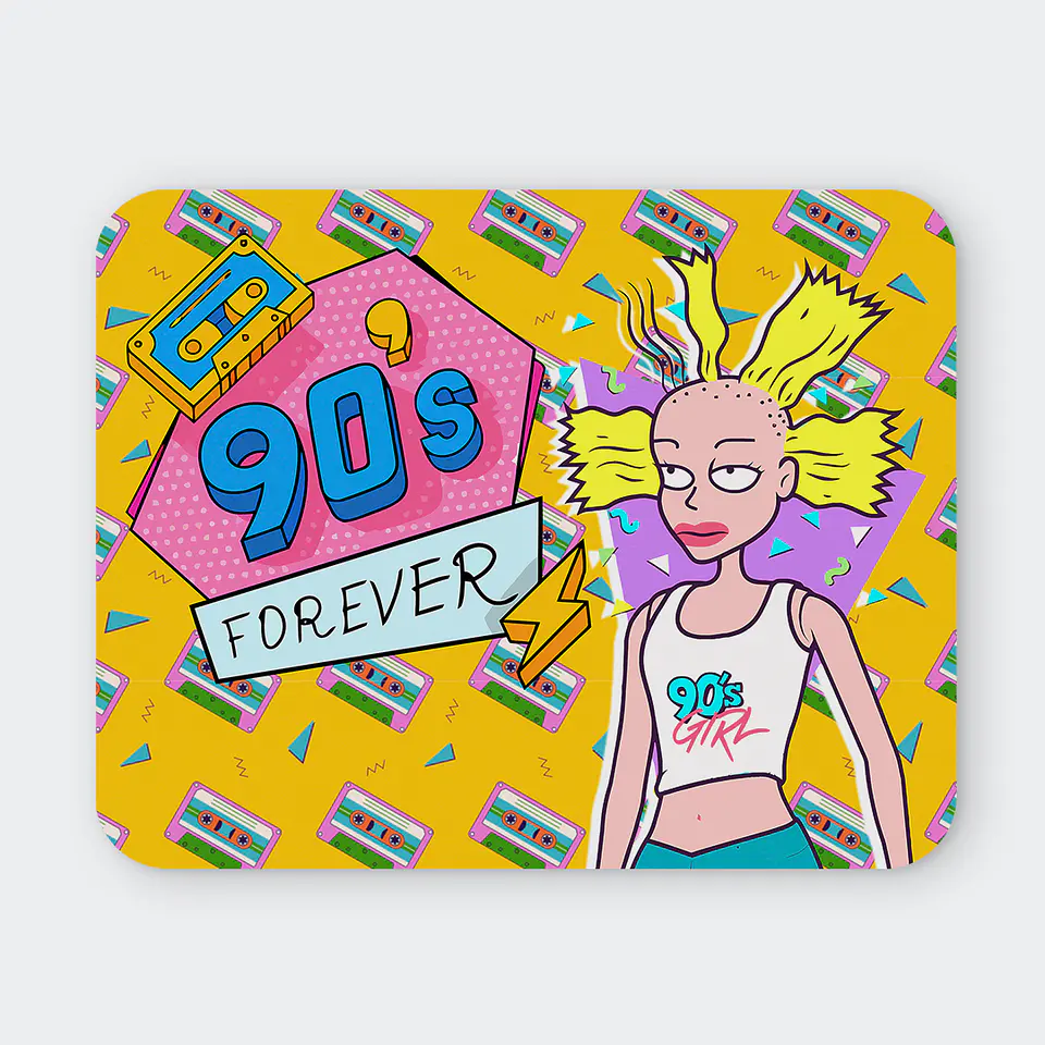 Mousepad 20x24 cm - Diseño Cynthia Rugrats 90s Forever 1